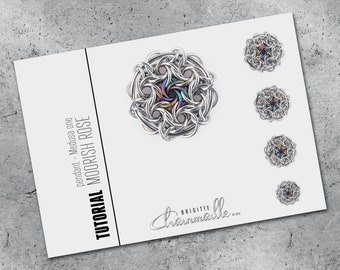 Tutorial pendant: various sizes of the Moorish Rose Medusa One