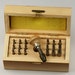 Bezel punch set of 18 jewellers jewellery craft stone setting rings punches box