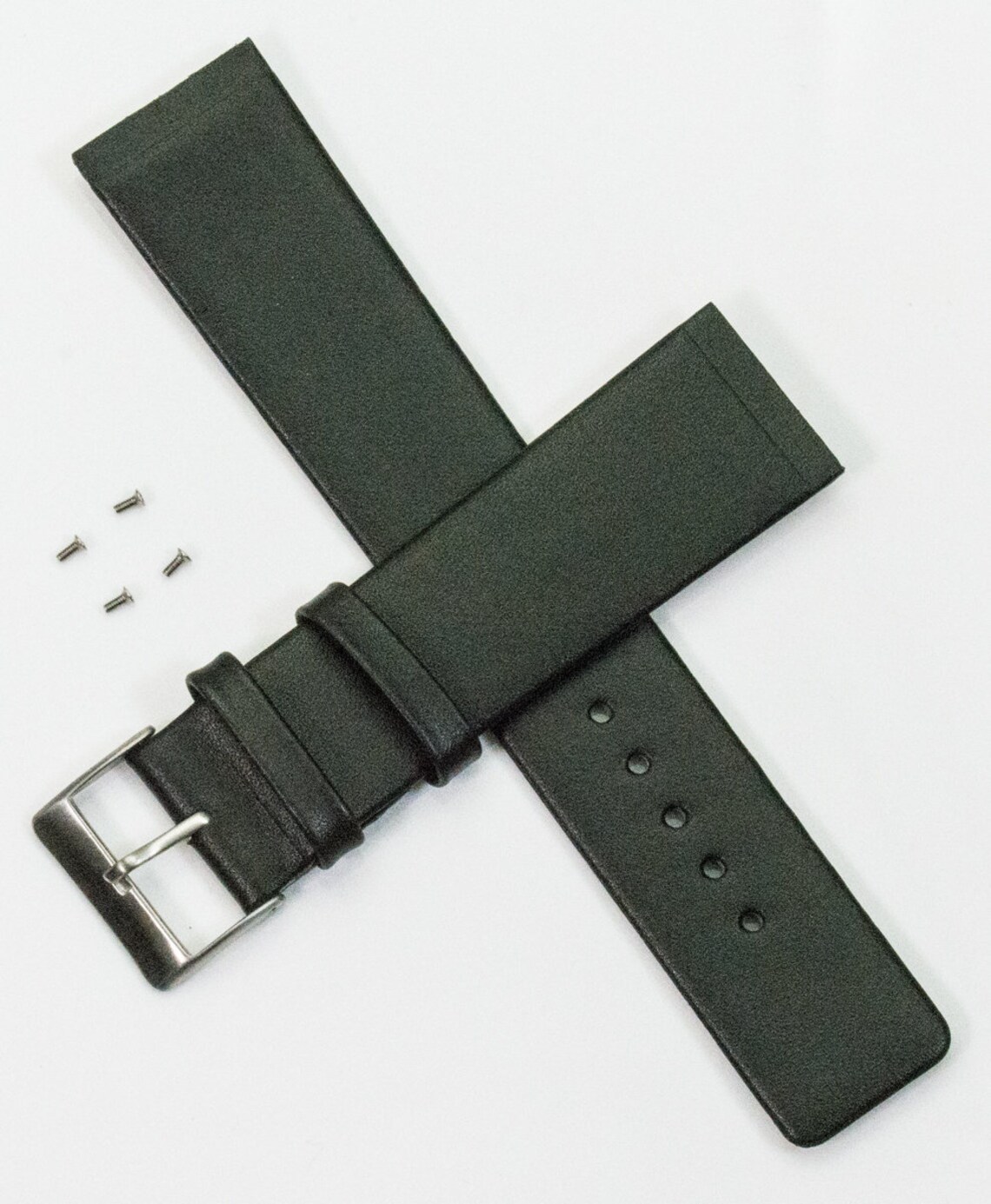 Genuine Leather Skagen Watch Strap 22mm Screw on Black Brown Etsy Ireland