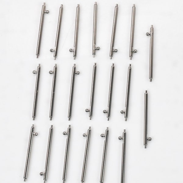 20x Quick Release Spring Bars Watch Strap Replacement Fitting Fit 18mm - 24mm