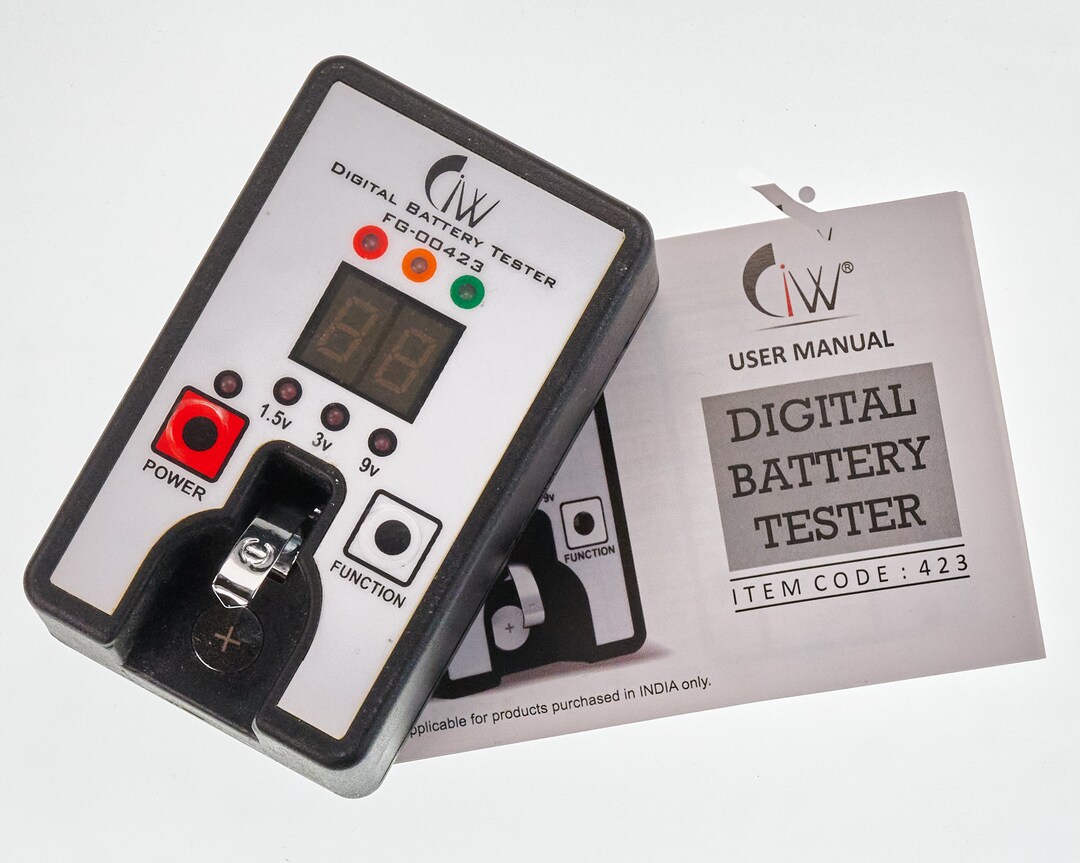 Digital Cell Button Battery Tester Watch Batteries Test Watchmakers