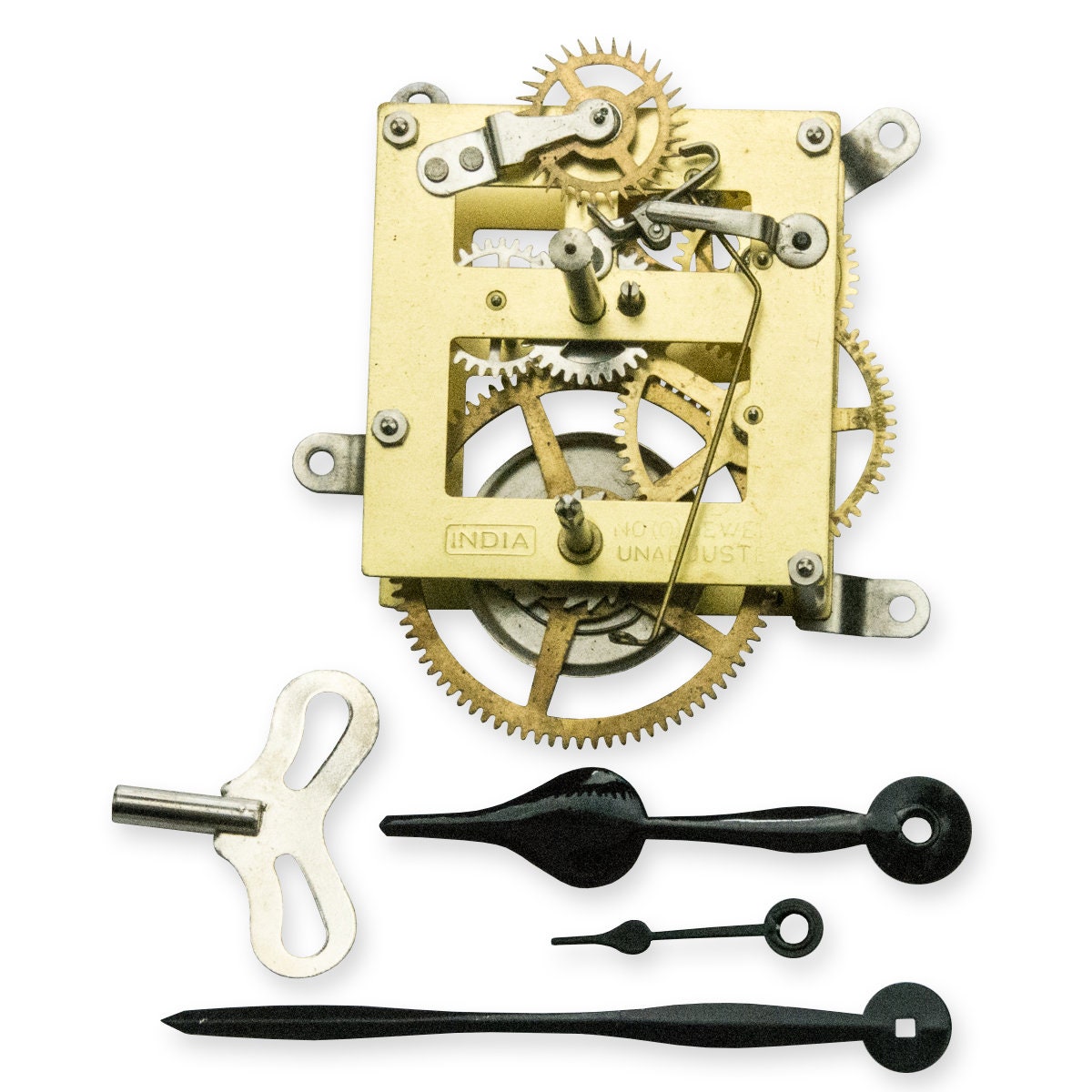 Manual Wind 8 Day Clock Movement Hands & Winders 13 Drop Etsy UK