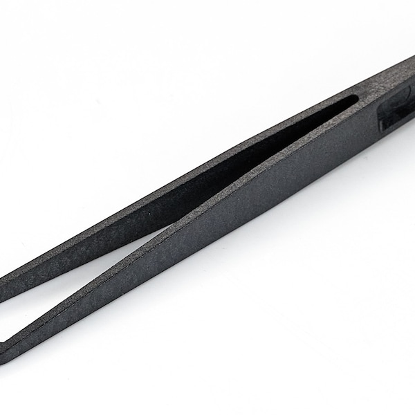 Black Plastic Lightweight Tweezers Jewellers & Watch Non-Magnetic Repairs Tool