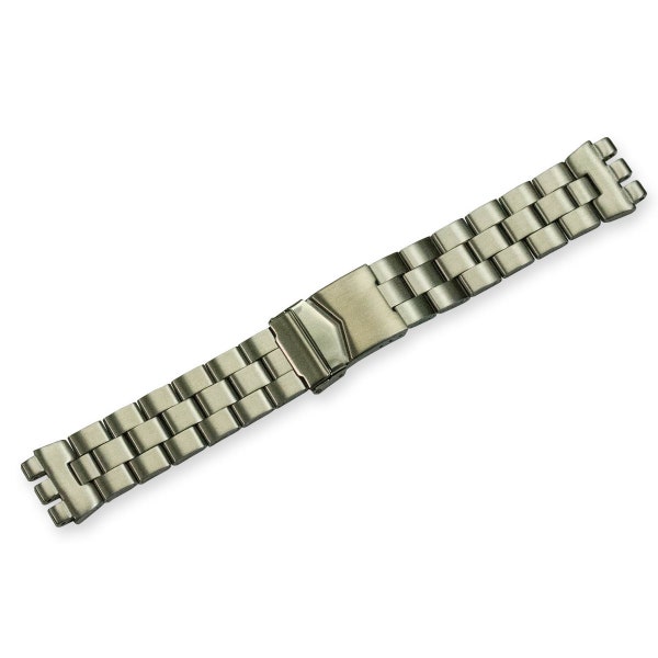 Swatch Armband Qualität Edelstahl 19mm passend für Irony Chrono Herren Gurtband