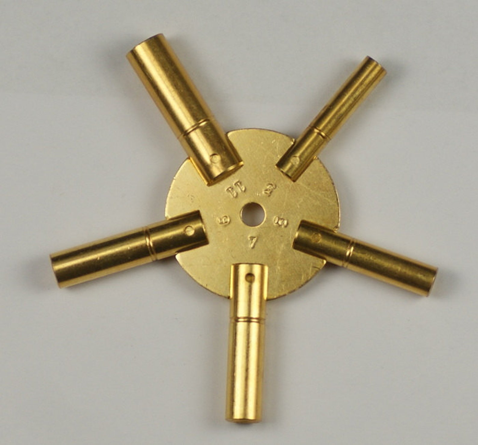Clock spider keys brass winding key 311 Odds key winders old Etsy