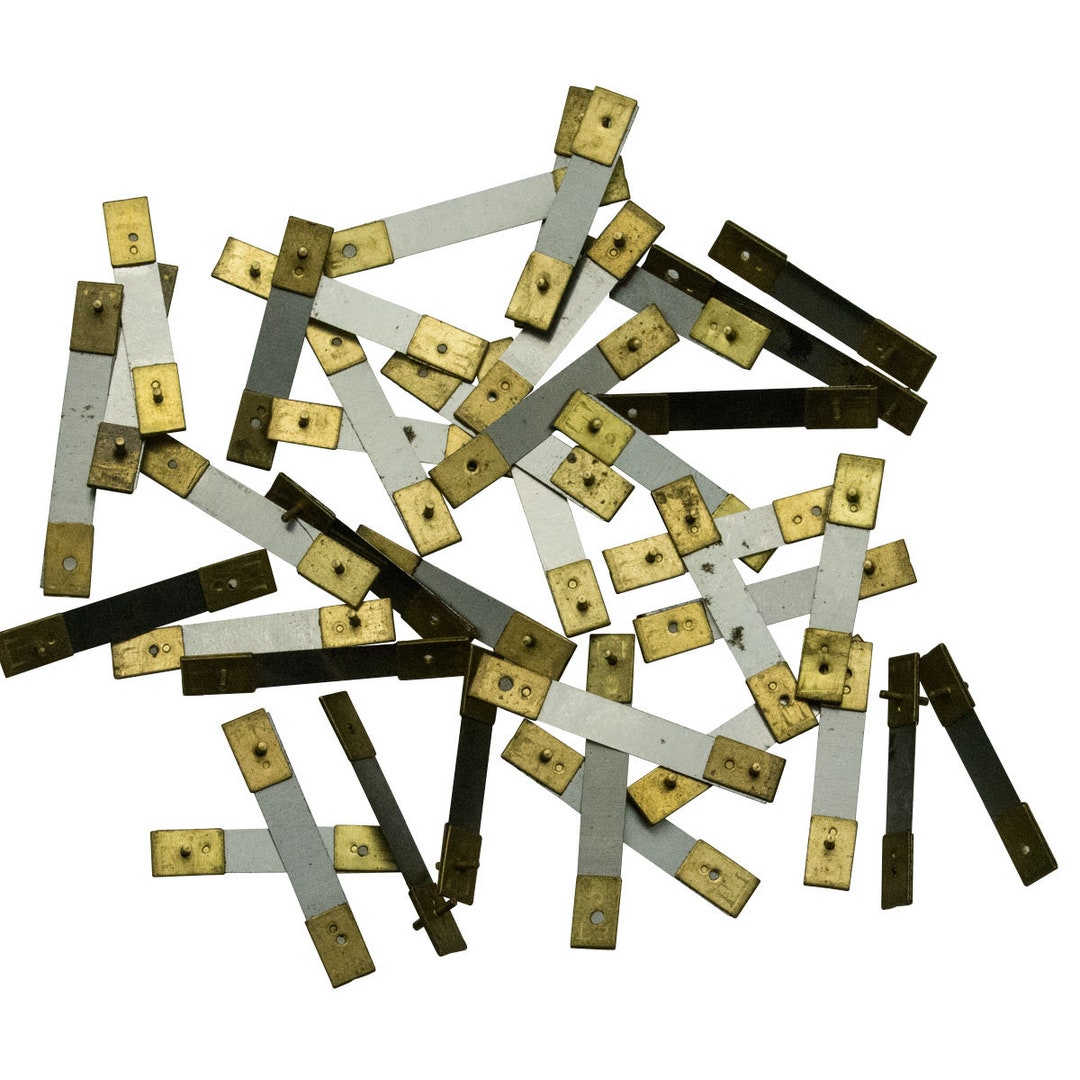 40 French Type Suspension Springs Brass Blocked Assorted Clock Pendulum