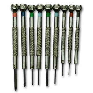 Anchor Watchmakers screwdrivers set of 9 slot & Philips watch repairs tools