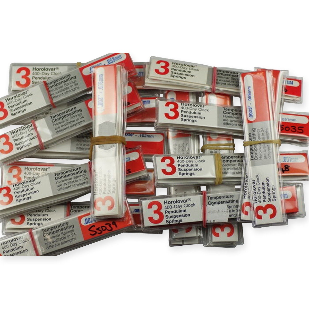 Horolovar Clock Suspension Springs 400 Day Anniversary Pendulum Spring