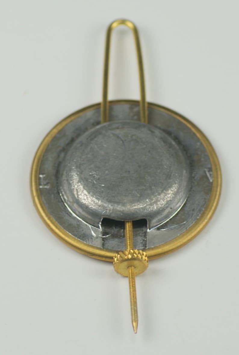 43mm Clock Pendulum Bob With Wire Brass Ansonia 1 Day Etsy