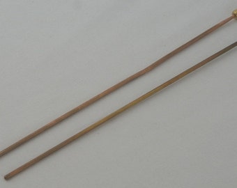 Aste individuali per gong in bronzo - Coppie (senza staffa di montaggio) 205 e 195 mm