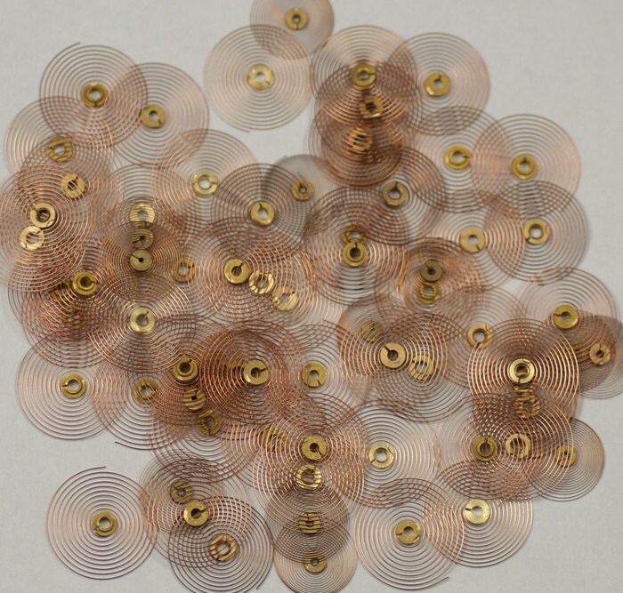 72 Gemischte Wecker Spiralfeder Größen Ersatzteile Uhr Macher Haar Federn Teile 