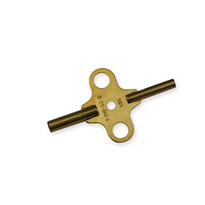 Solid Brass Large Clock Key Size 7 KEY 4.0 mm Wall Mantel Clock Parts 