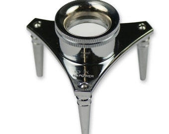 Millimeter opening filter Statief tafel vaste loep 10x vergroting juweliers vergrootglas - Etsy  Nederland