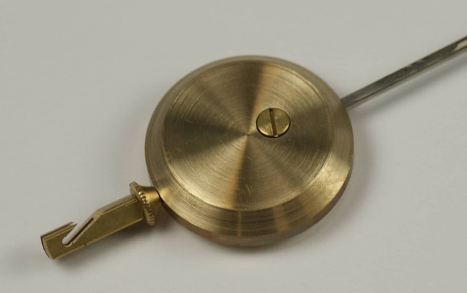 French brass pendulum bob & rod hook adjustable wall clocks Etsy