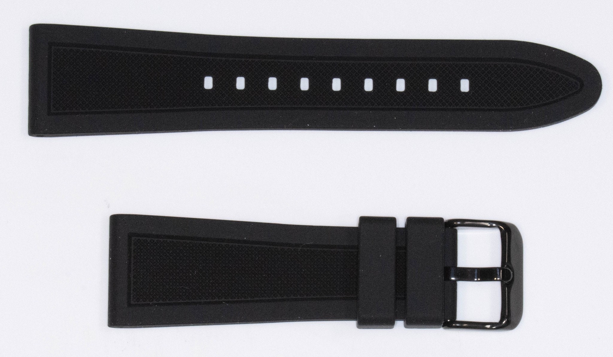 Divers Silicone Rubber Dive Watch Strap Band 18mm 20mm 22mm Etsy