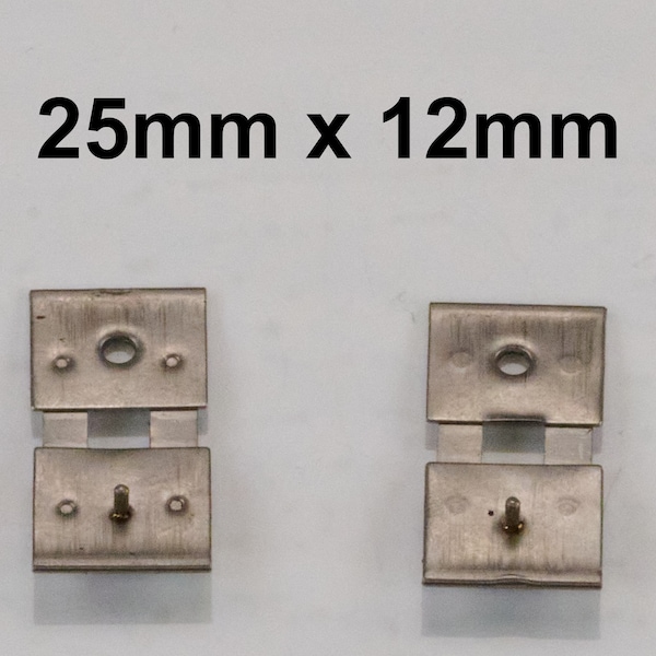 2x Grande Suspension Acier Anglais Allemand Français Horloge Murale Ressorts Pendule 25mm x 12mm