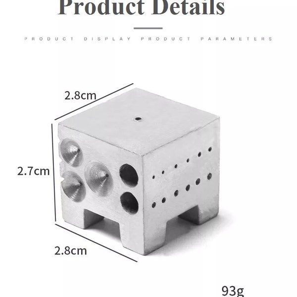 Watch Staking Drilling Anvil Bench Block Riveting Tool Steel Watchmaker Tool