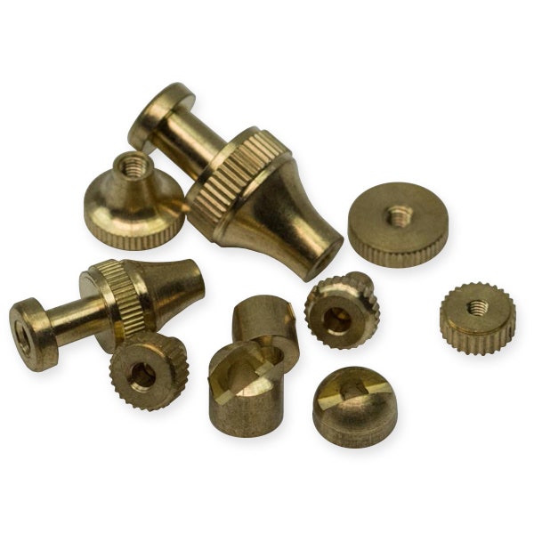 Clock pendulum regulating nuts & guides brass wall clocks mantle parts repairs