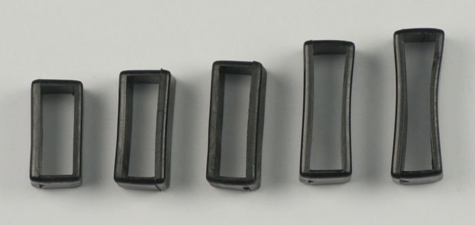 Black Rubber Keeper Watch Strap Ring Loop PVC Replacement Etsy