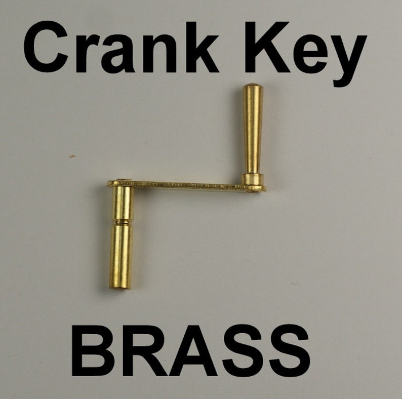 Brass Clock Crank Key Sizes 0013 Long Case Grandfather Clocks Etsy