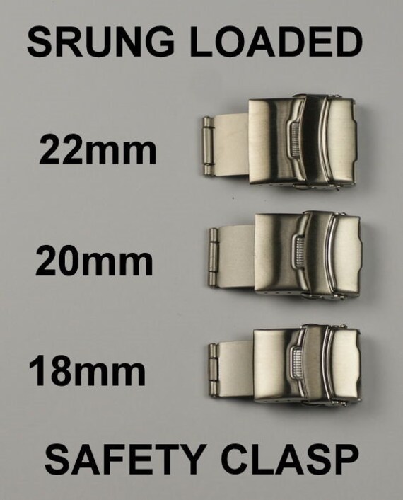 Deployment clasp with safety discount