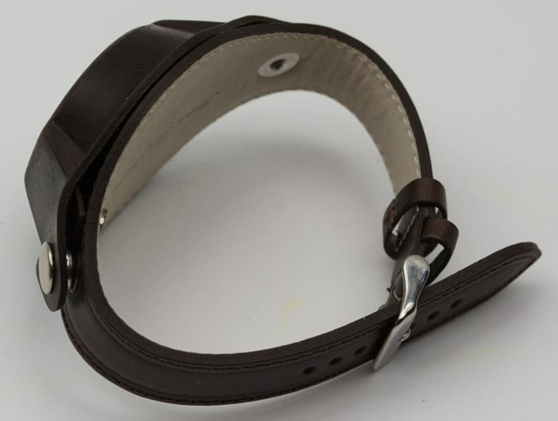 PREMIUM Military Leather Strap & Cover 20mm Black Brown Watch Etsy