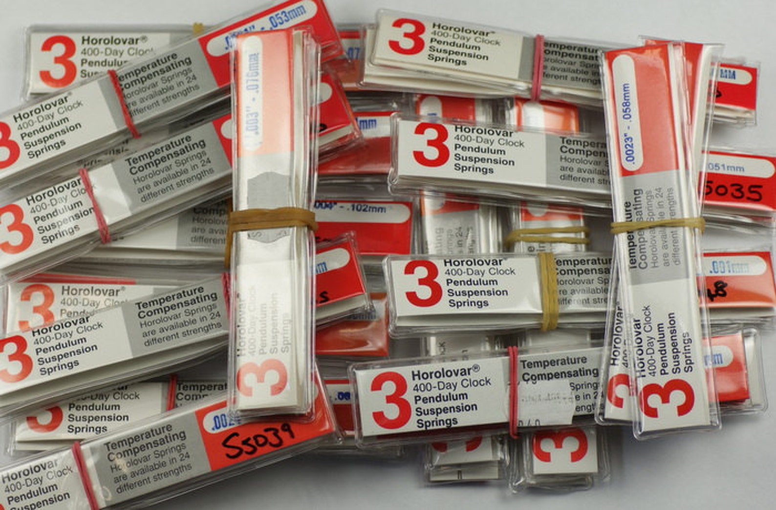 Horolovar Clock Suspension Springs 400 Day Anniversary Etsy