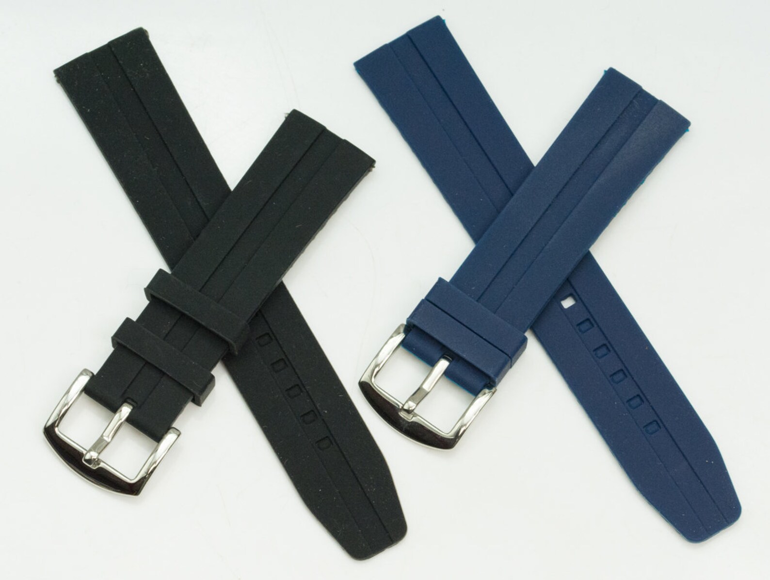 XL Extra large mens watch strap soft rubber 20mm 22mm ends Etsy