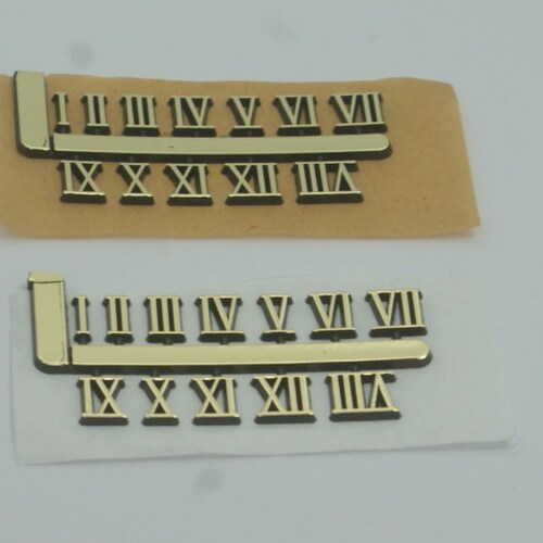 5 x Arabic Clock Face Numbers Numerals Black 1-12 Stick On Set New 20mm high 
