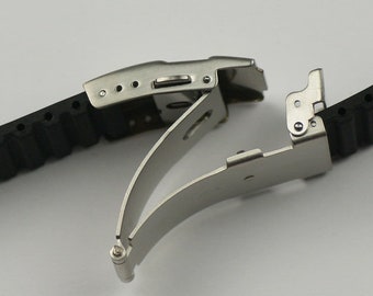 Deployment clasp rubber strap deals