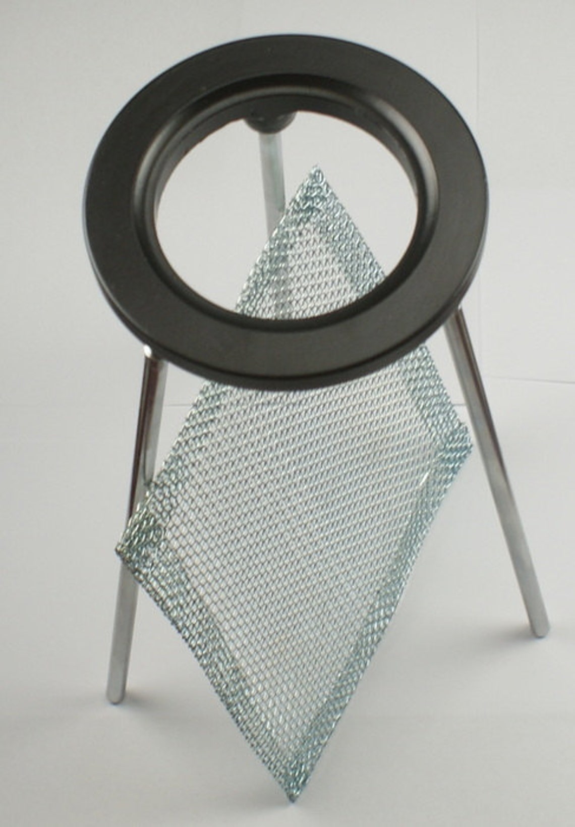 Bunsen Burner or Alcohol Lamp Tripod & Mesh Wire Gauze 9 Etsy