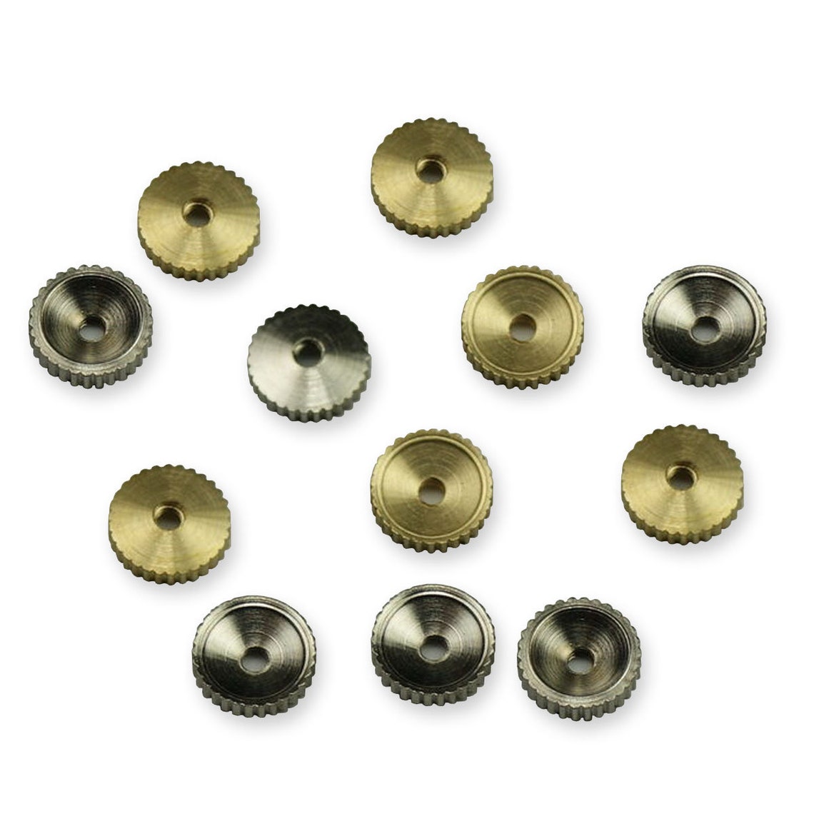Clock Hand NUTS X12 Gold & Silver Coloured Clockmakers Parts Etsy