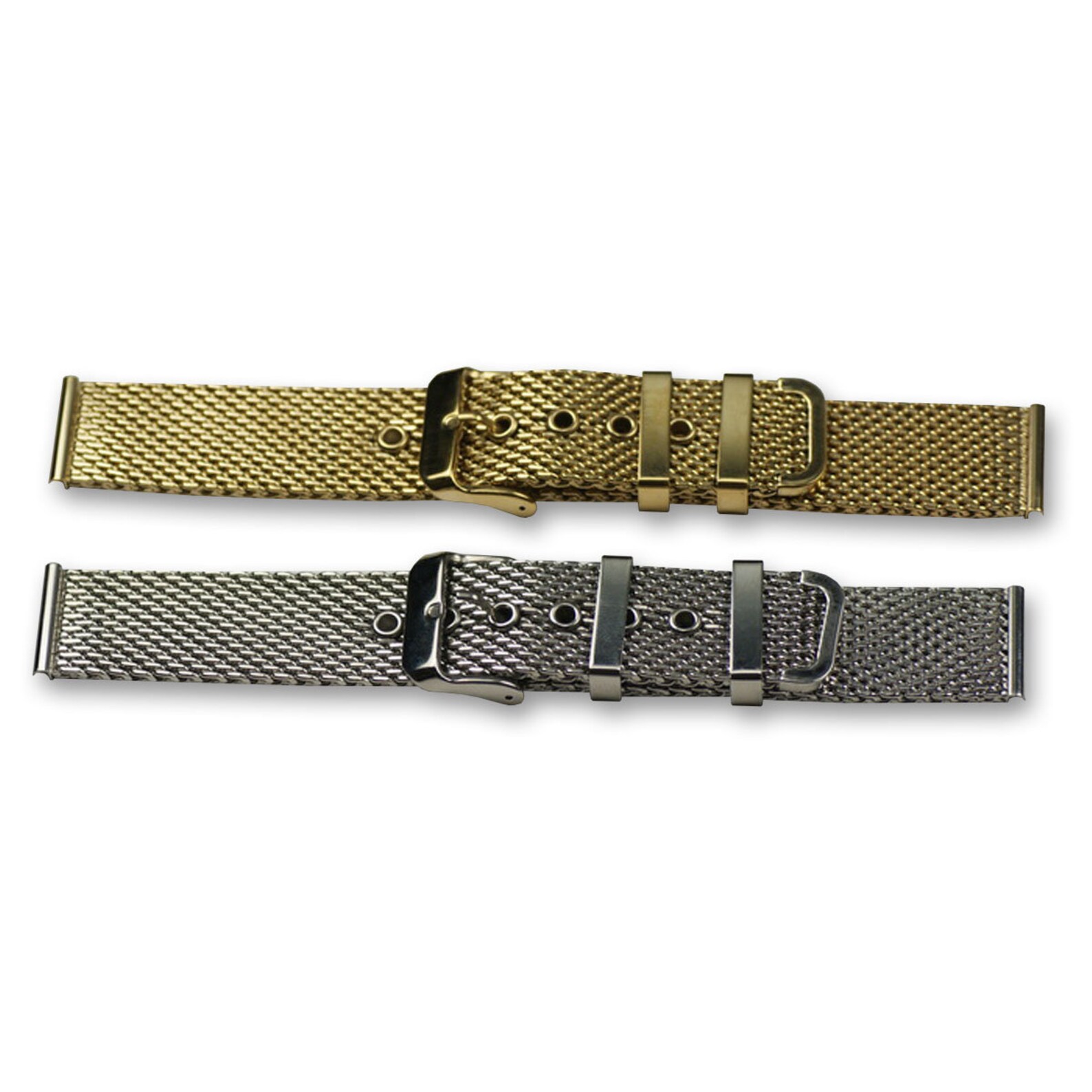 Quality Mesh Watch Strap Bracelet Silver Stainless Steel or - Etsy