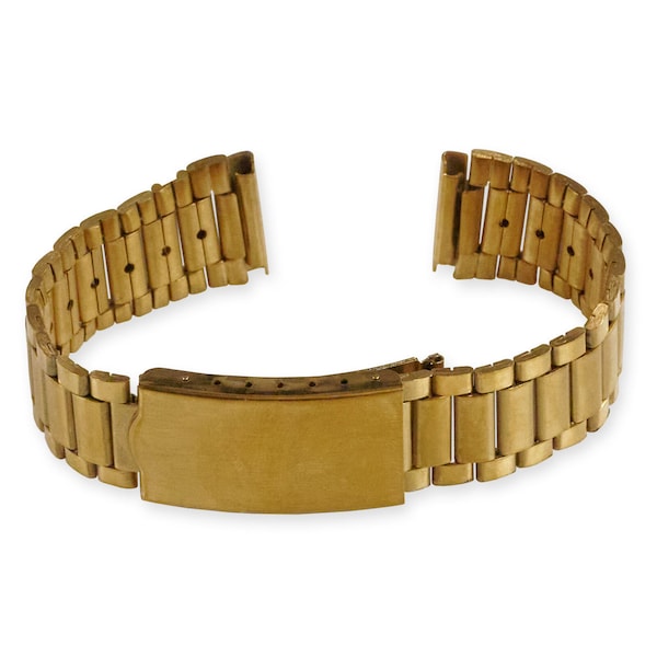 Value Ladies Watch Bracelet Strap Womens Gold Colour Adjustable 12mm - 20mm New