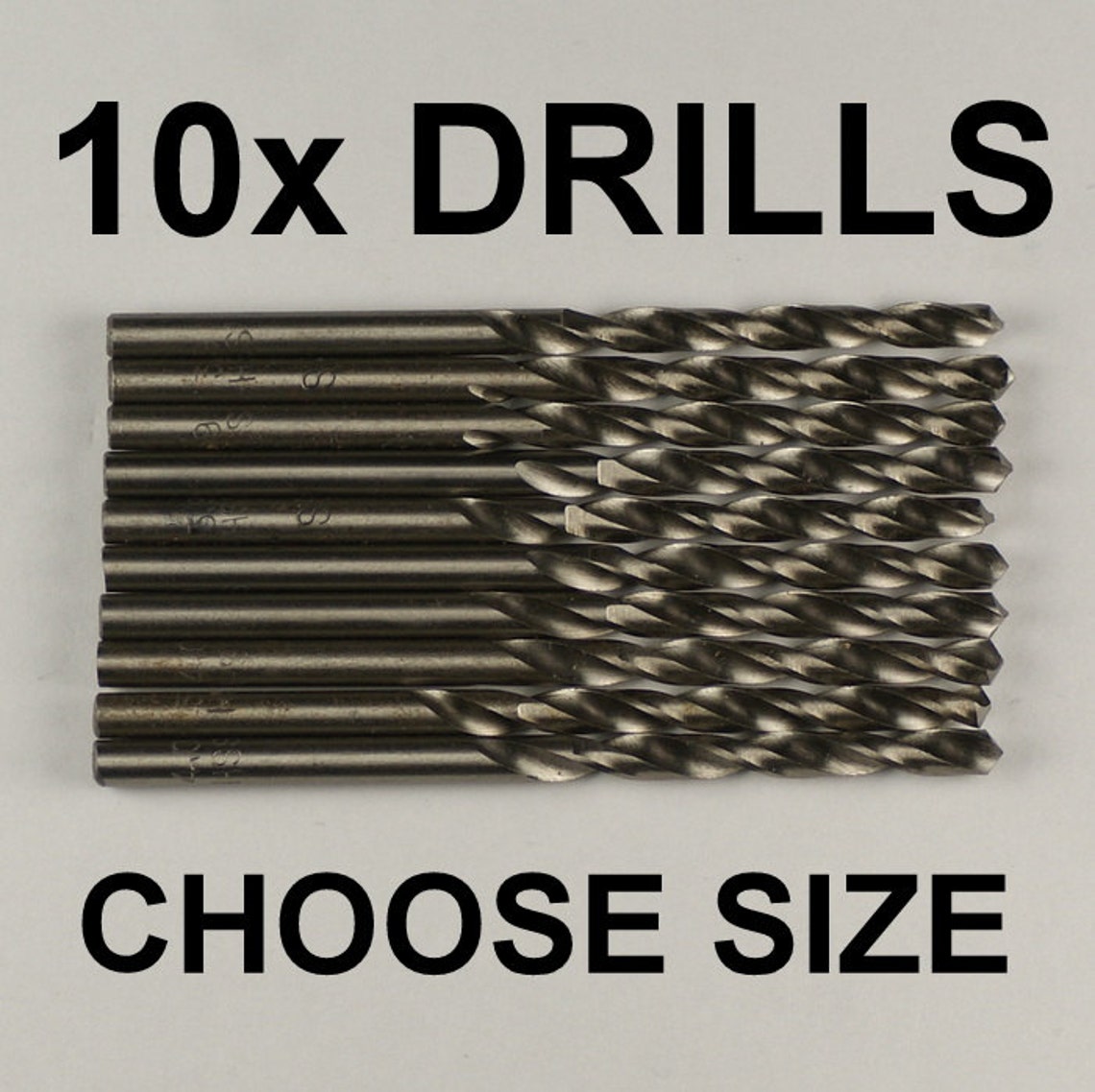 10x Drill Bits HSS Choose Size 1mm 2mm 3mm 4mm Drills Bit Etsy