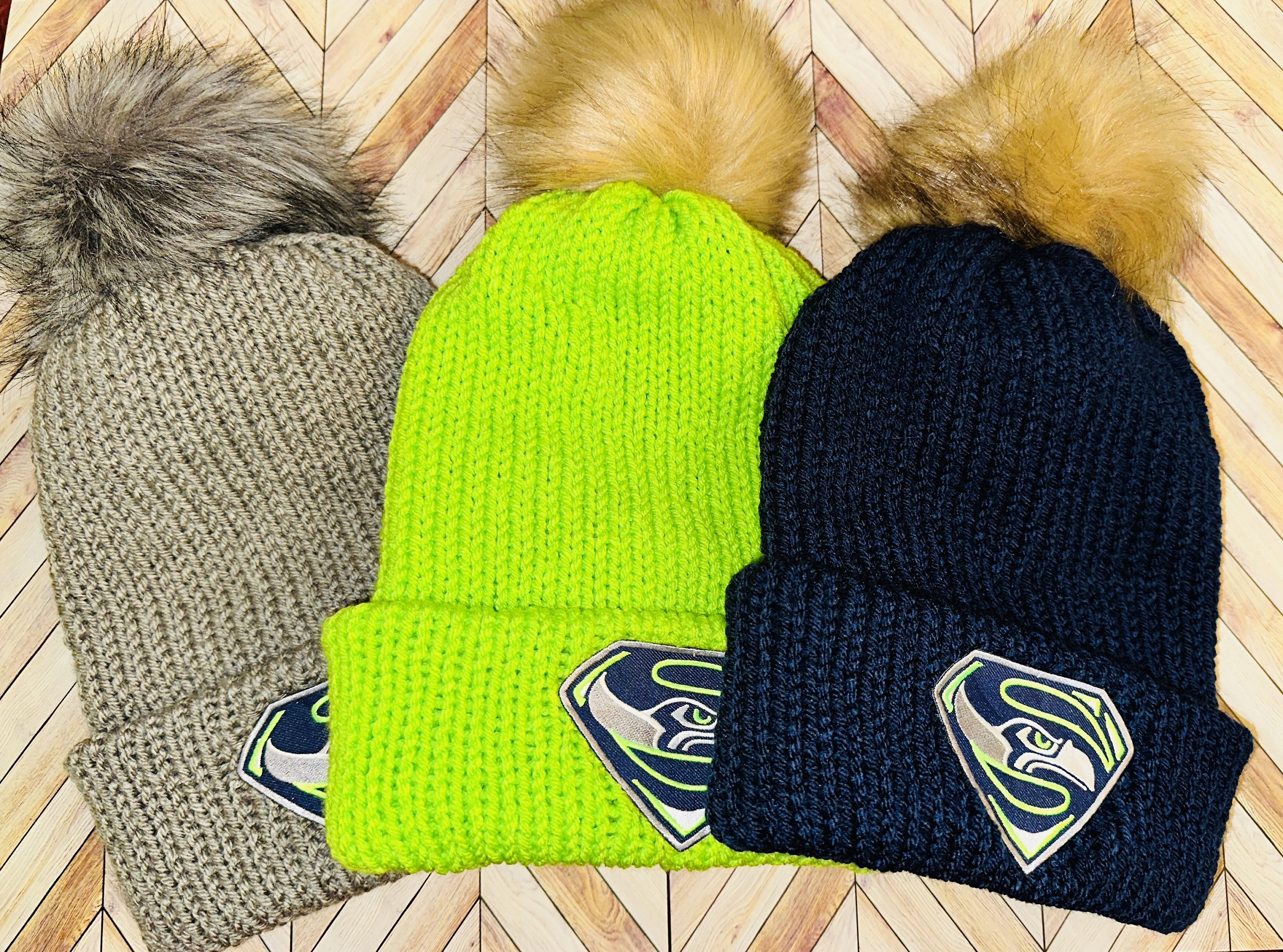 seahawk beanie hat
