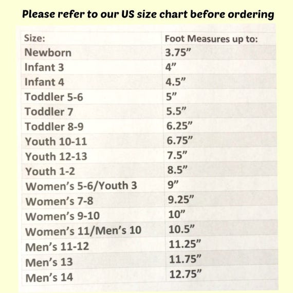 Buffalo Shoes Size Chart