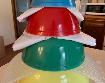 Pyrex 407 Vintage Pyrex, Pyrex Mixing Bowls, Primary Pyrex Bowls, Primary Pyrex ...