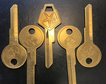 PLYMOUTH Mayflower CREST KEY blank fit 1943-48 52 1956-1967 Vintage Original