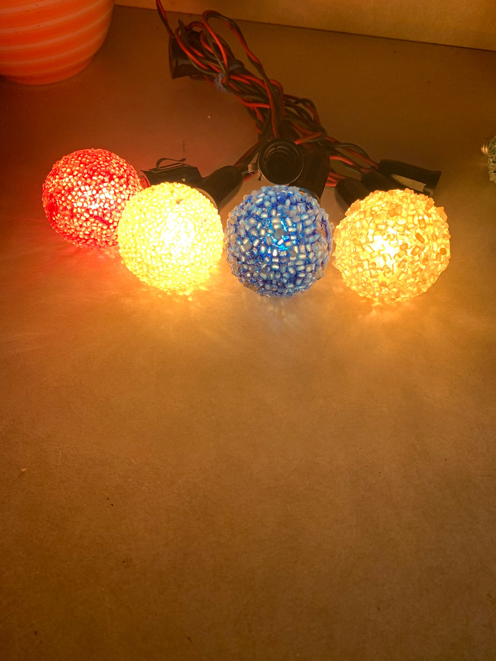 Set of 11 GE 'lighted Ice' Christmas Lights Etsy Ice Christmas Lights