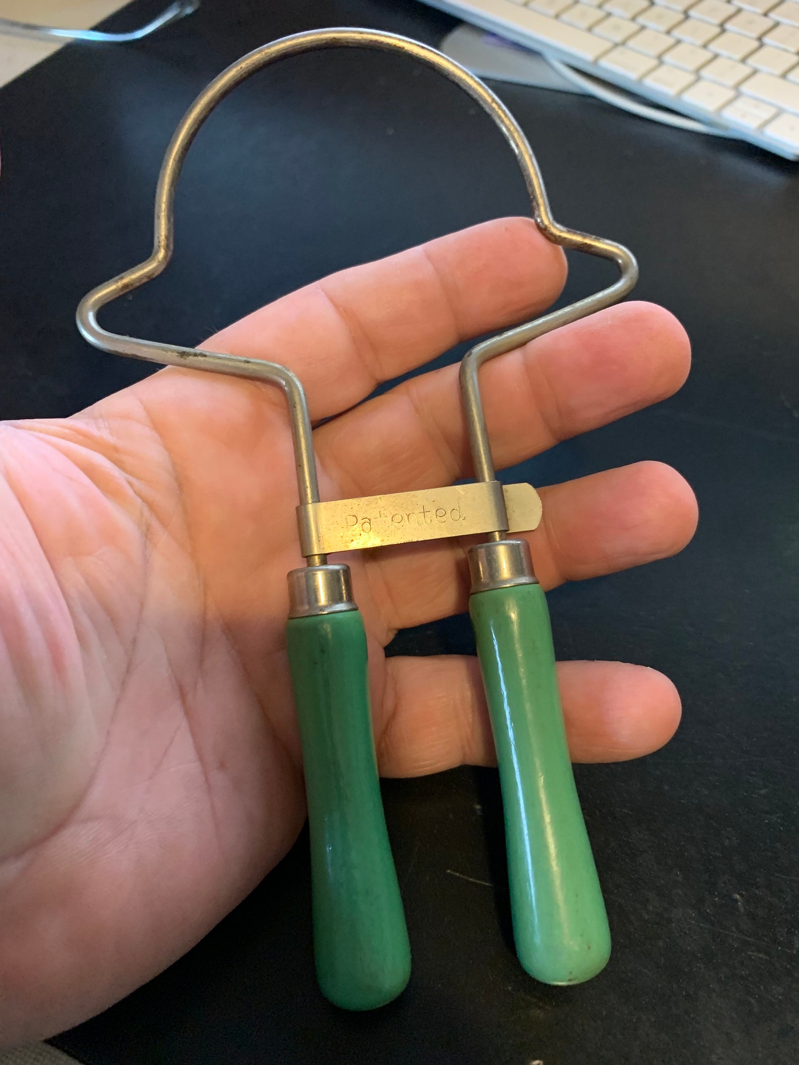 Wooden Green Handle Jar Opener | Etsy