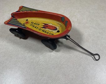 Flash Strat-O-Wagon Pressed Steel Art Deco Design
