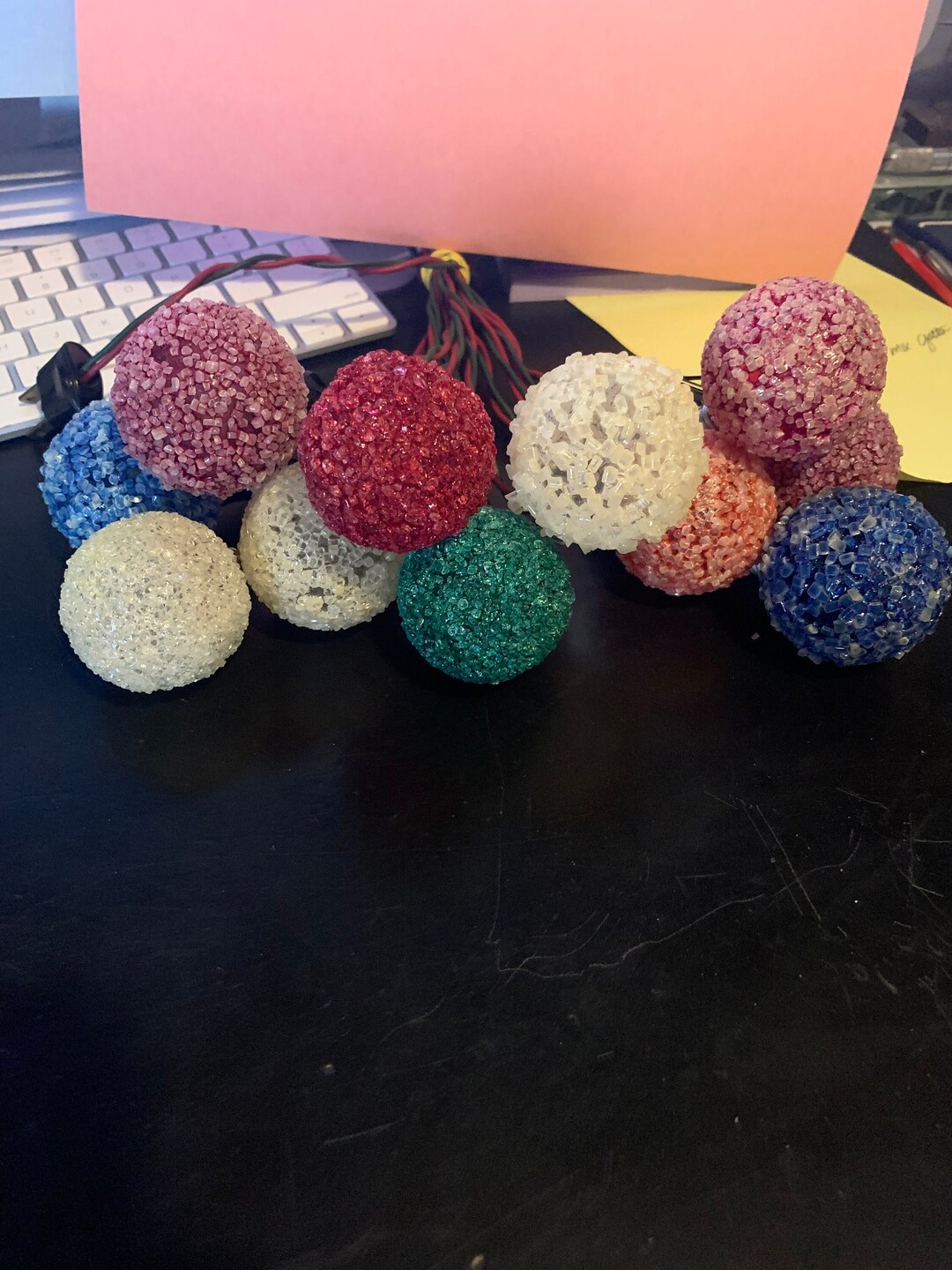 Set of 11 GE 'lighted Ice' Christmas Lights Etsy Ice Christmas Lights