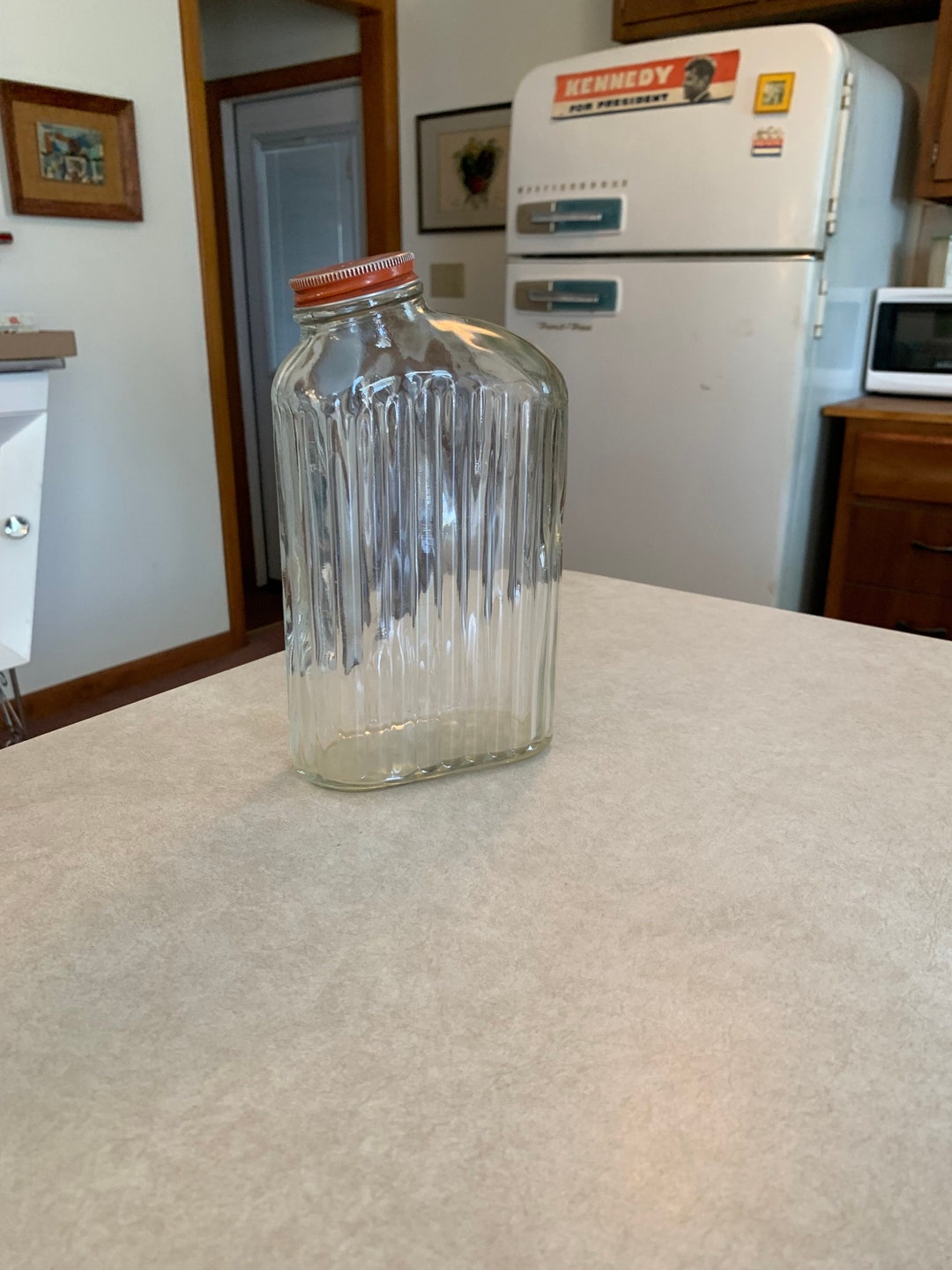 Old Slender Refrigerator Bottle - Etsy