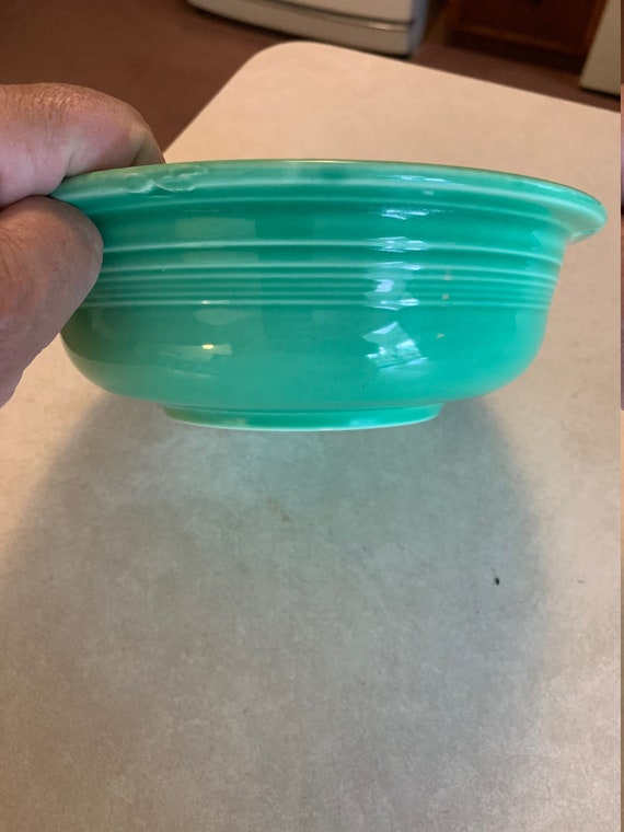 8 Fiesta Serving Bowl in Green Etsy