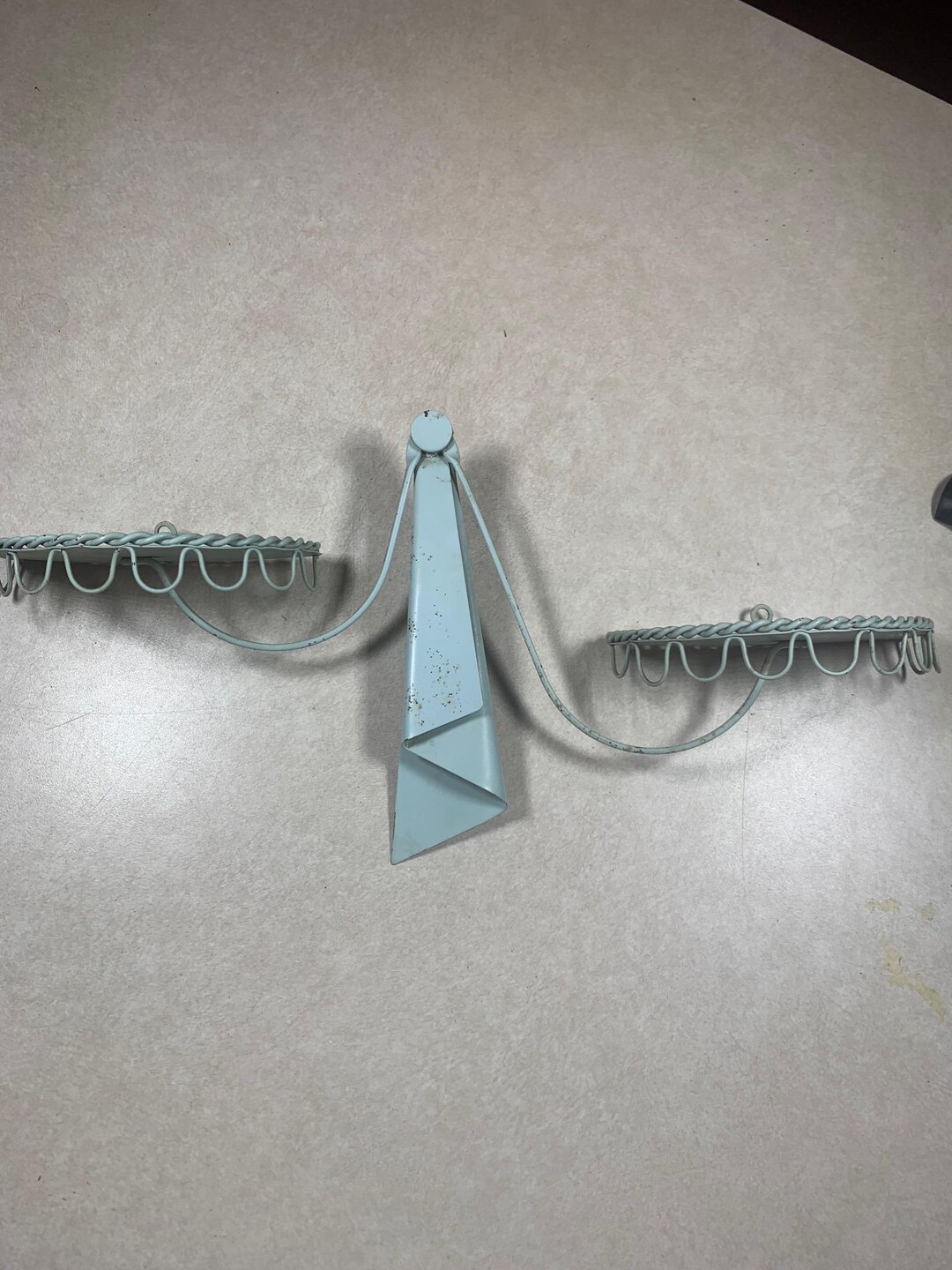 Daintily Pressed Metal 2 Shelf Decor Drapery and Braid Accents - Etsy