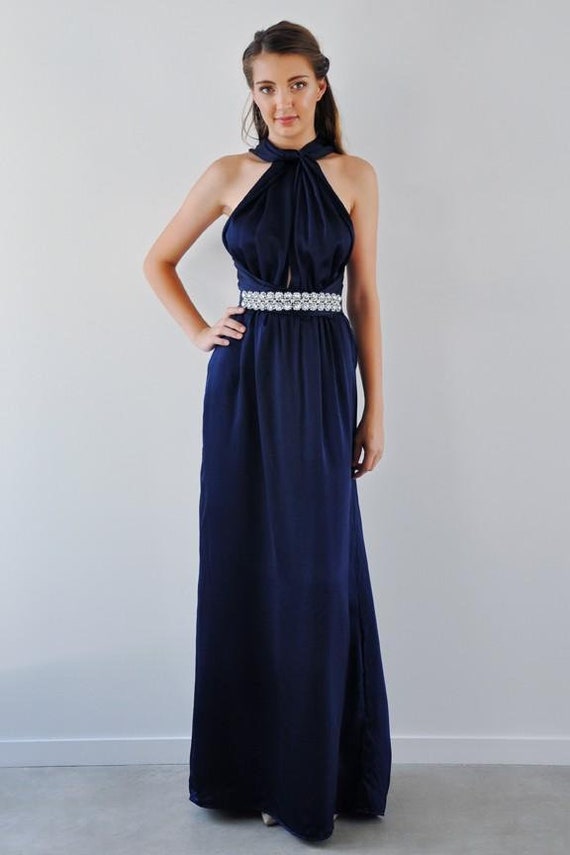 milla evening dresses Fuchsia Strapless evening gown with thigh slit