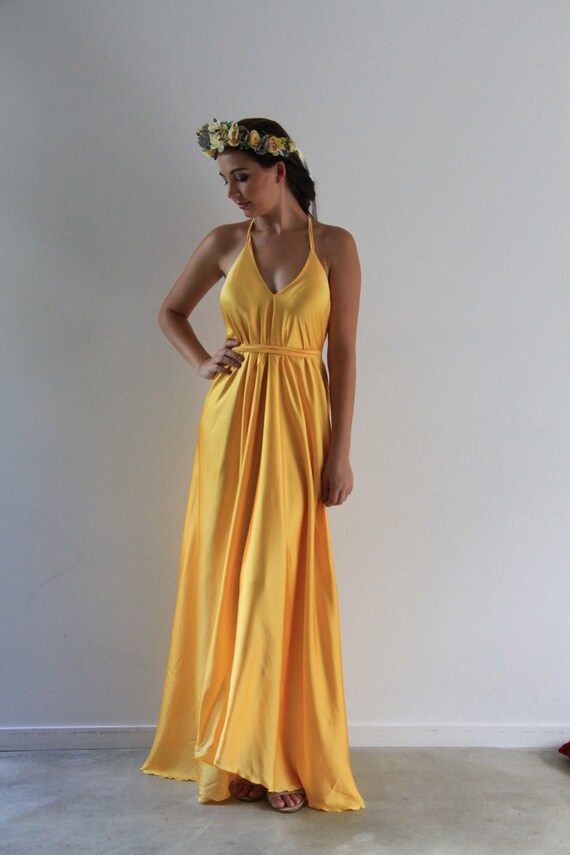 Xanadu Maxi in Silk- NEW GOWN One size fits most 6-14