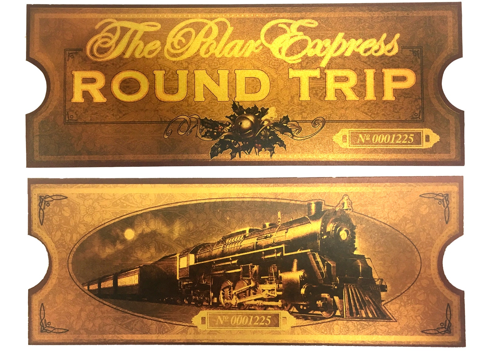 Billet de train Polar Express personnalisé 3 x 8 Etsy