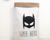 Paper Bag SUPER HERO for a row and stylish room!
